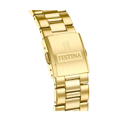 FESTINA WATCHES Mod. F20555/2 F20555_2 Date Armbanduhr 40 mm Gold ansicht-3