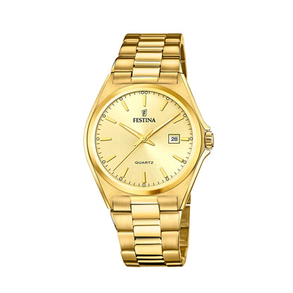 FESTINA WATCHES Mod. F20555/3 F20555_3 Date Armbanduhr 40 mm Gold ansicht-2