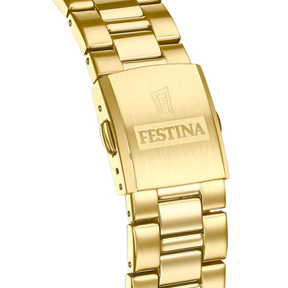 FESTINA WATCHES Mod. F20555/3 F20555_3 Date Armbanduhr 40 mm Gold ansicht-3