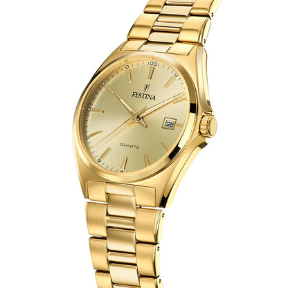 FESTINA WATCHES Mod. F20555/3 F20555_3 Date Armbanduhr 40 mm Gold