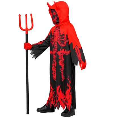 "FEUER DÄMON" (Robe, Umhang mit Kapuze) – Ansicht 4