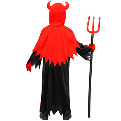 "FEUER DÄMON" (Robe, Umhang mit Kapuze) – Ansicht 5