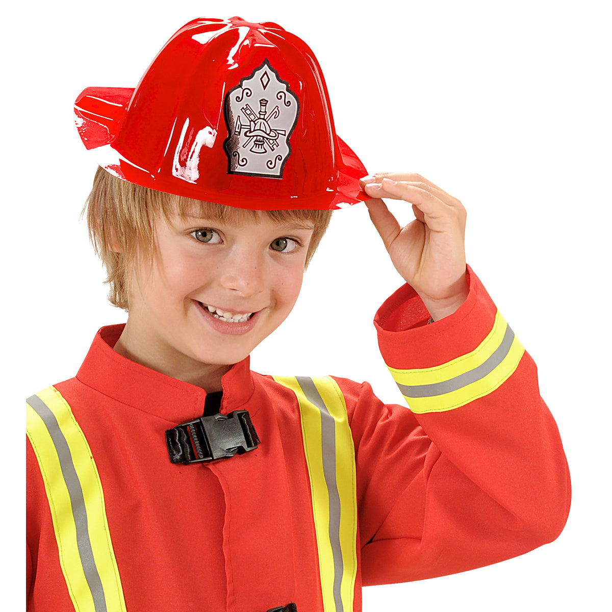 "FEUERWEHR HUT" aus PVC – Detailansicht