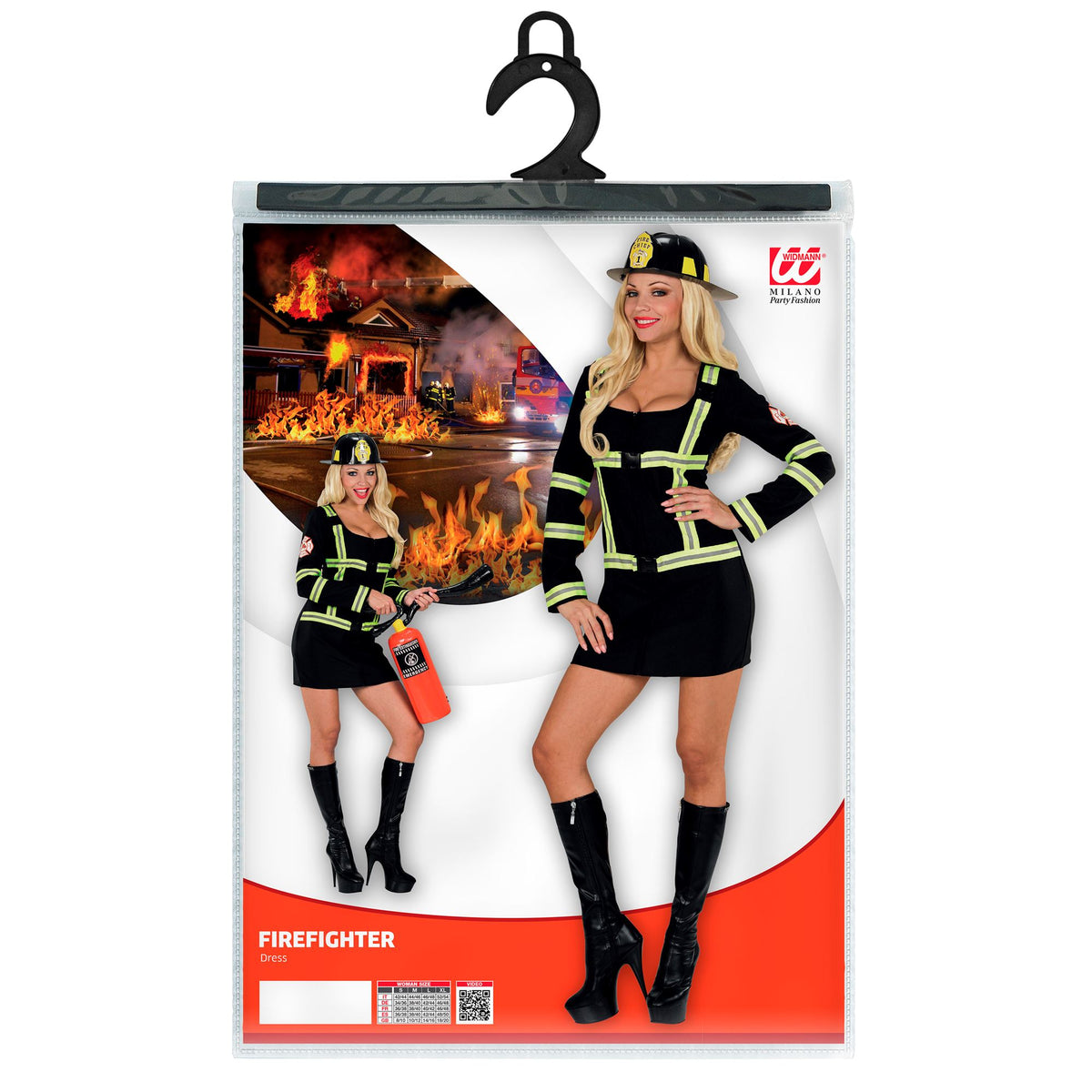 "FEUERWEHRDAME" (Kleid) – Ansicht 4
