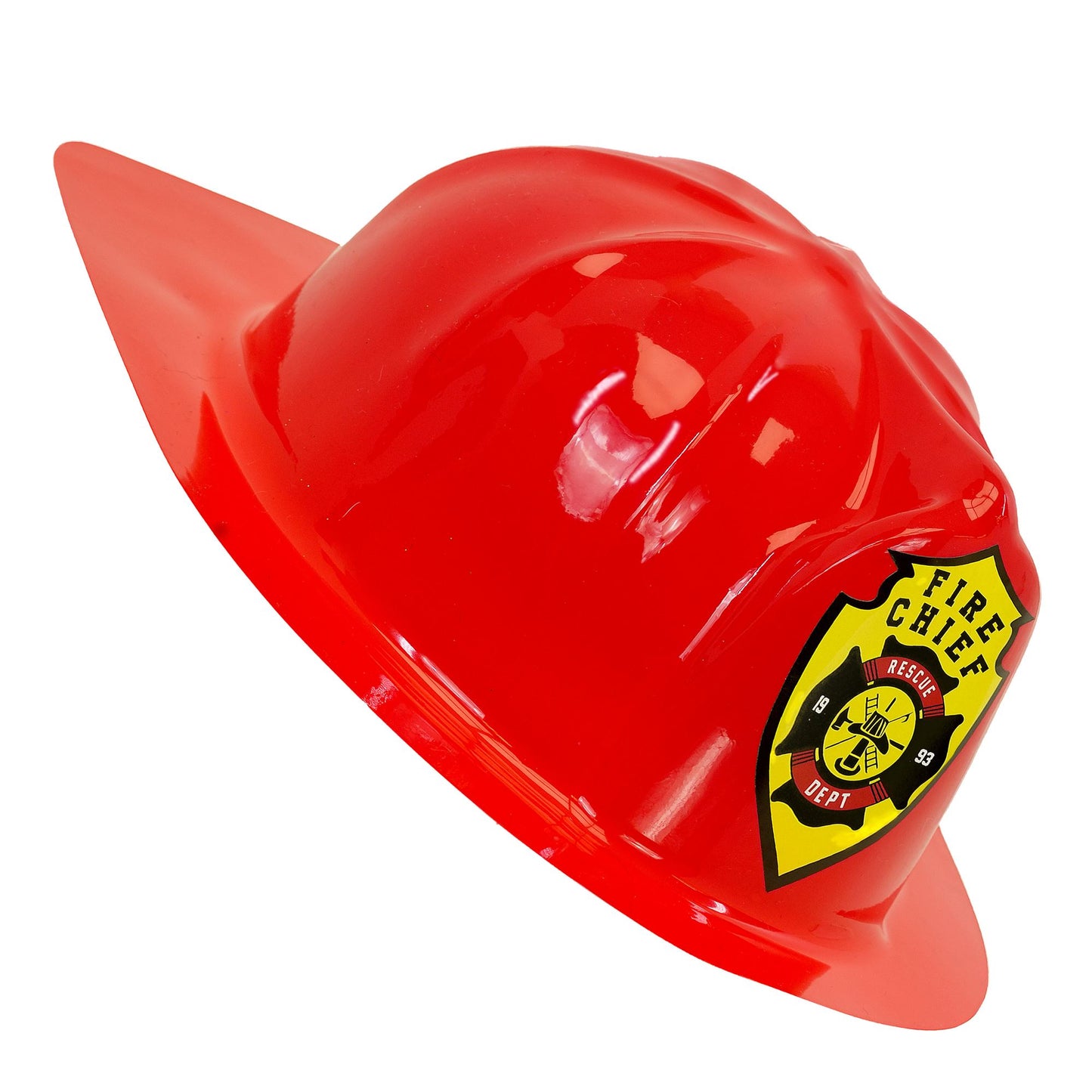 "FEUERWEHRHELM" aus PVC – Vorderansicht