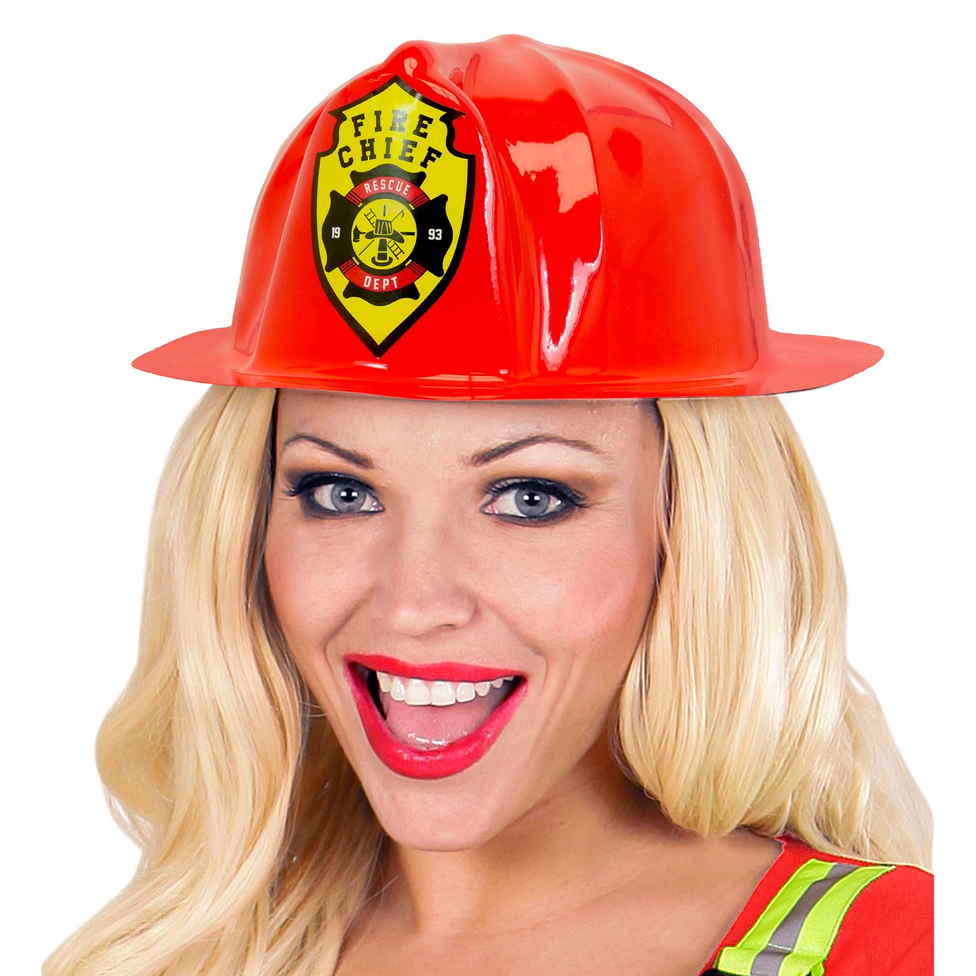 "FEUERWEHRHELM" aus PVC – Detailansicht