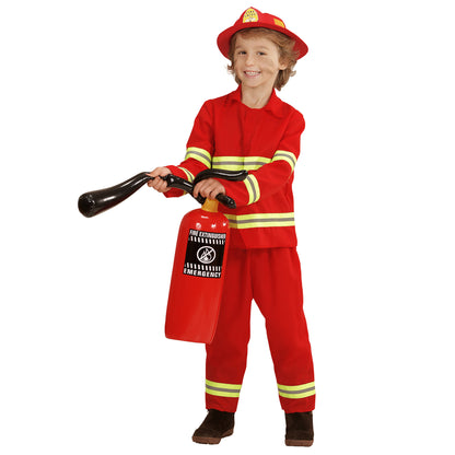 "FEUERWEHRMANN" (Jacke, Hose, Helm) – Detailansicht