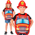 "FEUERWEHRMANN" (Kostüm, Helm) – Vorderansicht