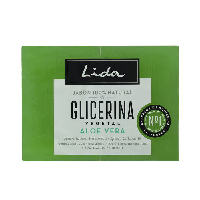 LIDA LIDA Seife 100% natürlich mit Glycerin und Aloe Vera 2 Stück à 125 g Kosmetik