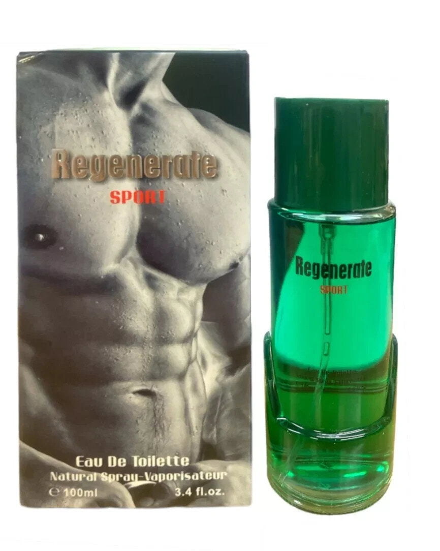 Fine Perfumery Fine Perfumery, Regenerate Sport Green, Eau de Toilette, Für Männer, 100 ml Regular