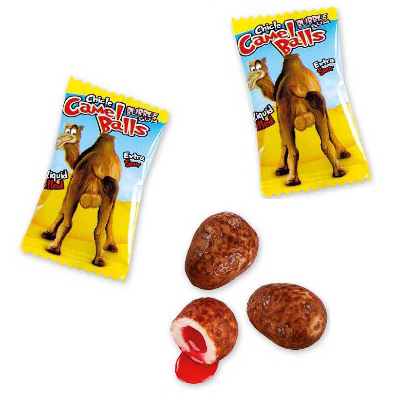 Fini Camel Balls Extra Bubble Gum Sour 200er - Candyshop.ch