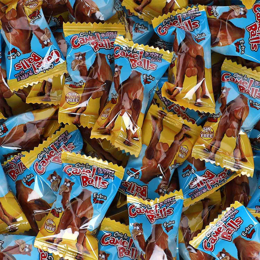 Fini Camel Balls Extra Bubble Gum Sour 200er Kaugummi – Detailansicht