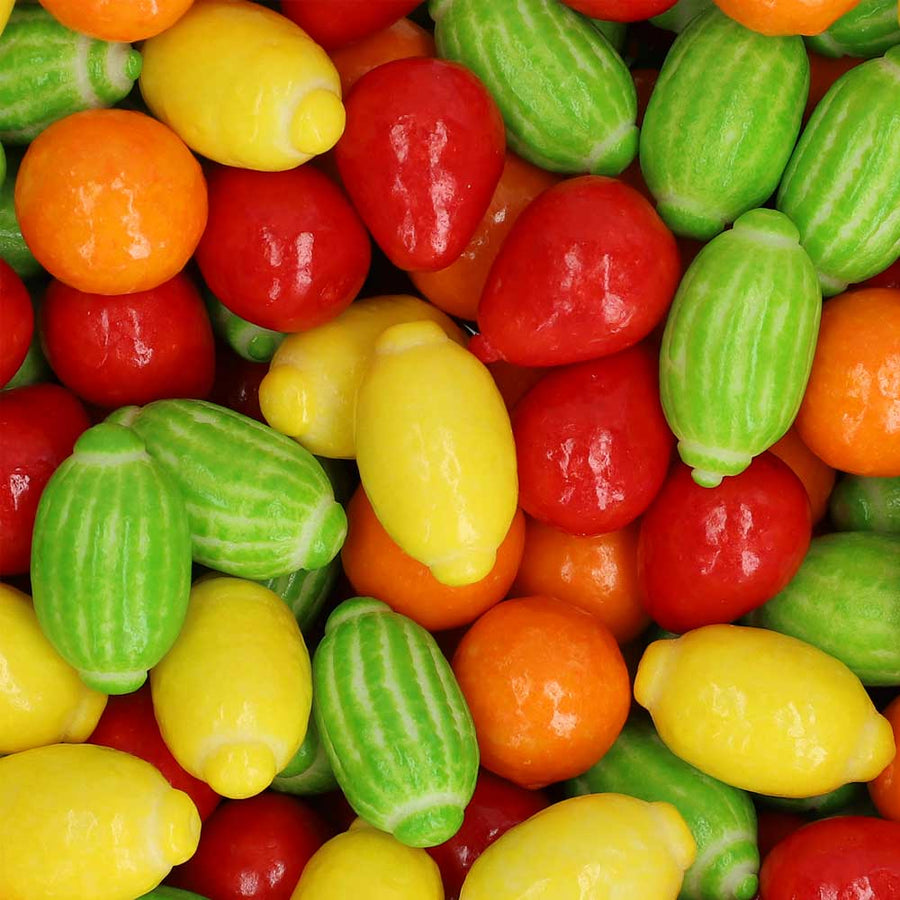 Fizzy Fruits Caribbean Fruit Mix Kaugummi 300er mit Frucht-Geschmack – Detailansicht