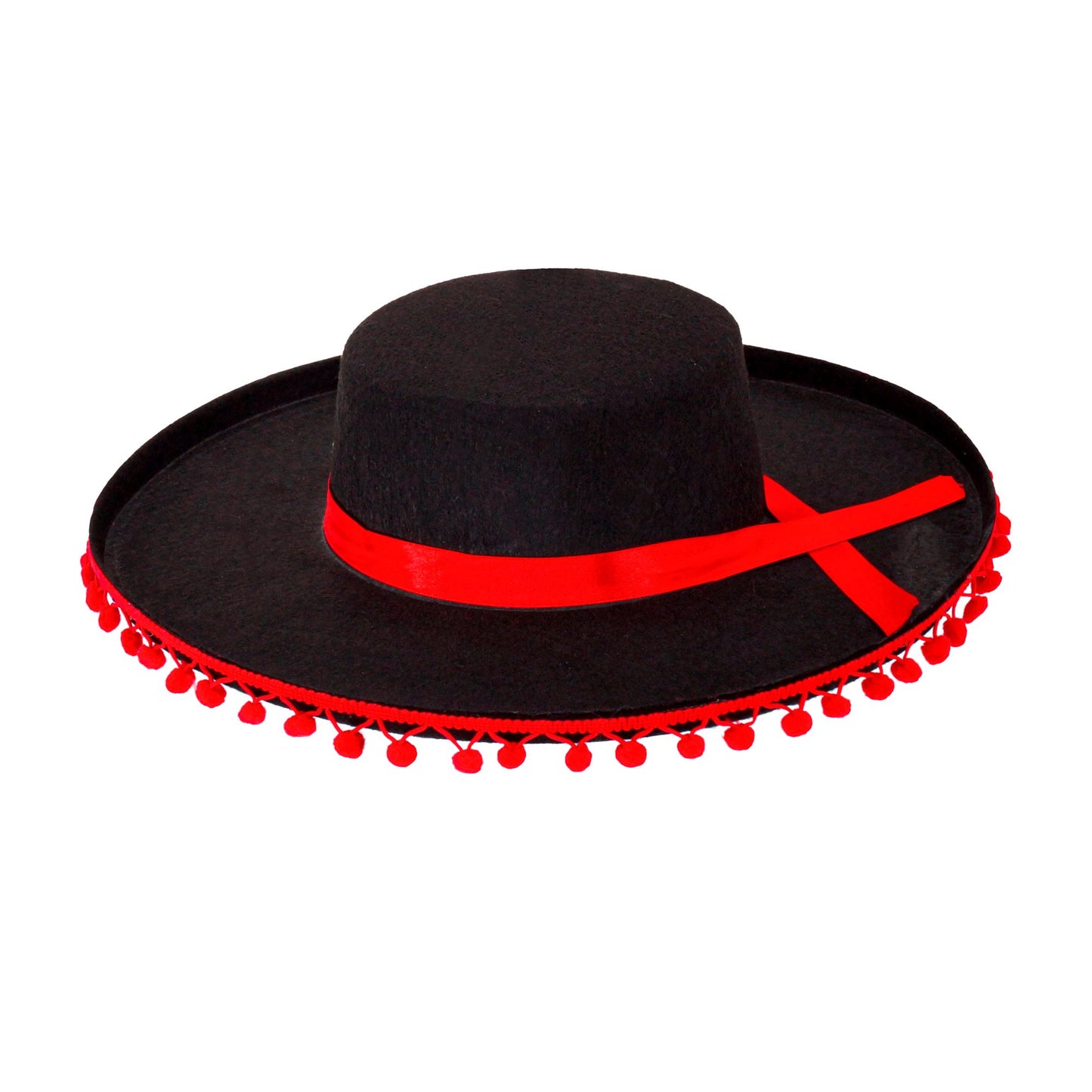 "FLAMENCO HUT" aus Filz – Vorderansicht