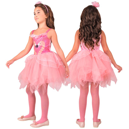 "FLAMINGO" (Kleid mit Tutu, Haarreif) – Ansicht 4