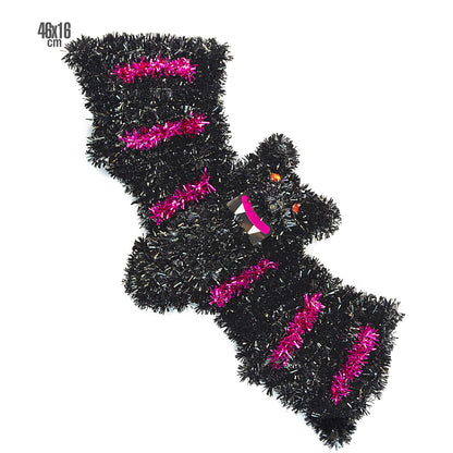 "FLEDERMAUS AUS LAMETTA" 46x16 cm – Vorderansicht