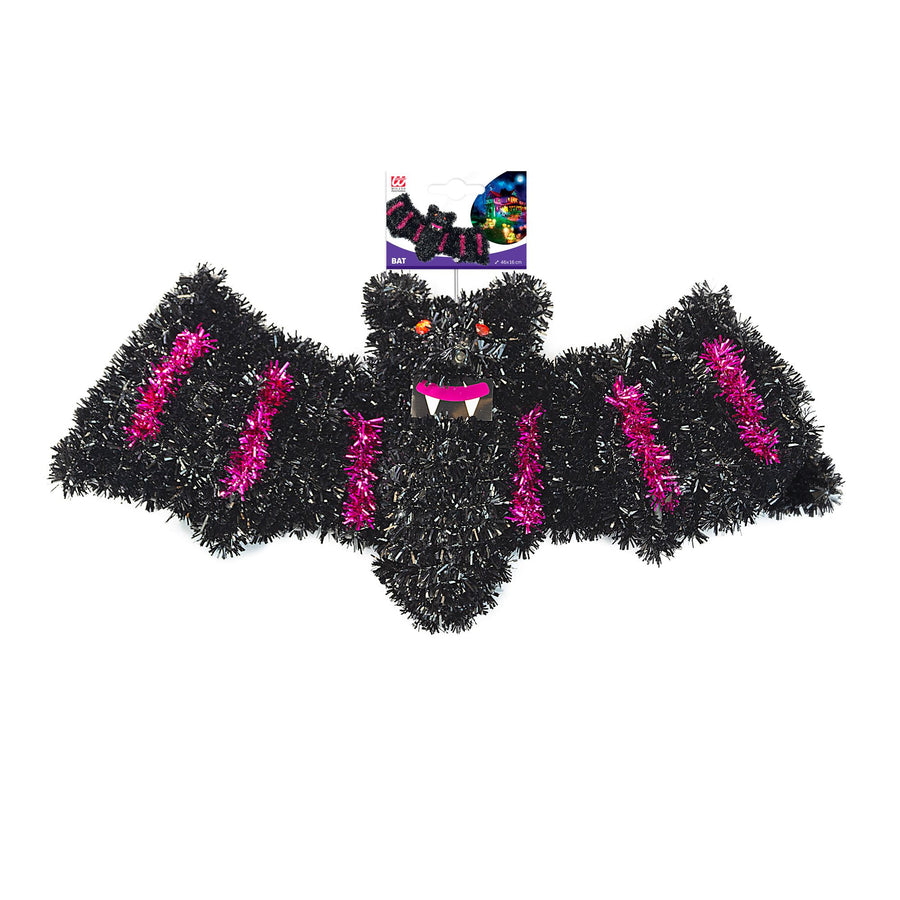 "FLEDERMAUS AUS LAMETTA" 46x16 cm – Detailansicht