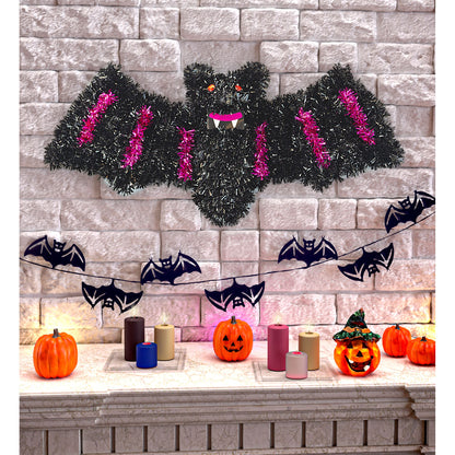 "FLEDERMAUS AUS LAMETTA" 46x16 cm – Ansicht 3
