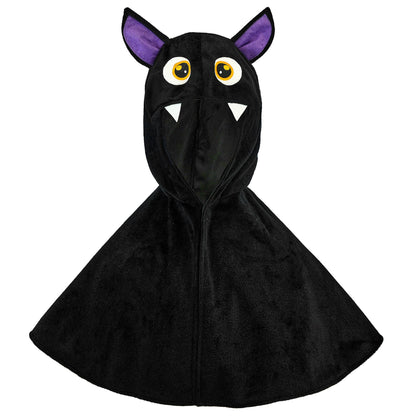 "FLEDERMAUS AUS PLÜSCH" (Poncho mit Kapuze) – Ansicht 4