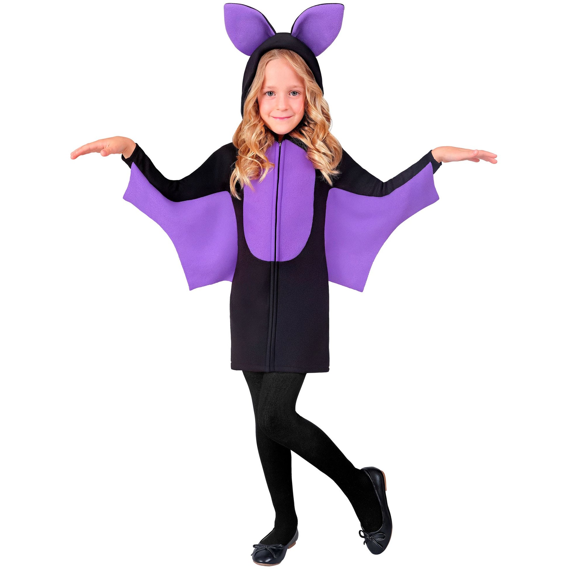 "FLEDERMAUS" (Kleid mit Kapuze) – Detailansicht