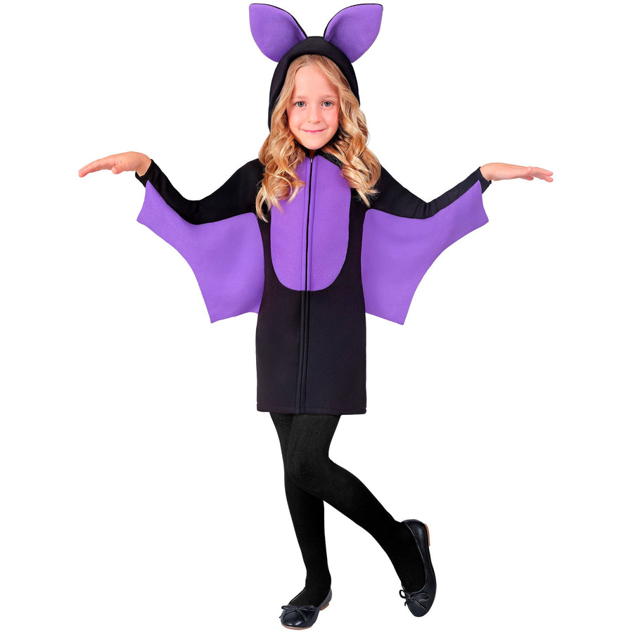 "FLEDERMAUS" (Kleid mit Kapuze) – Detailansicht