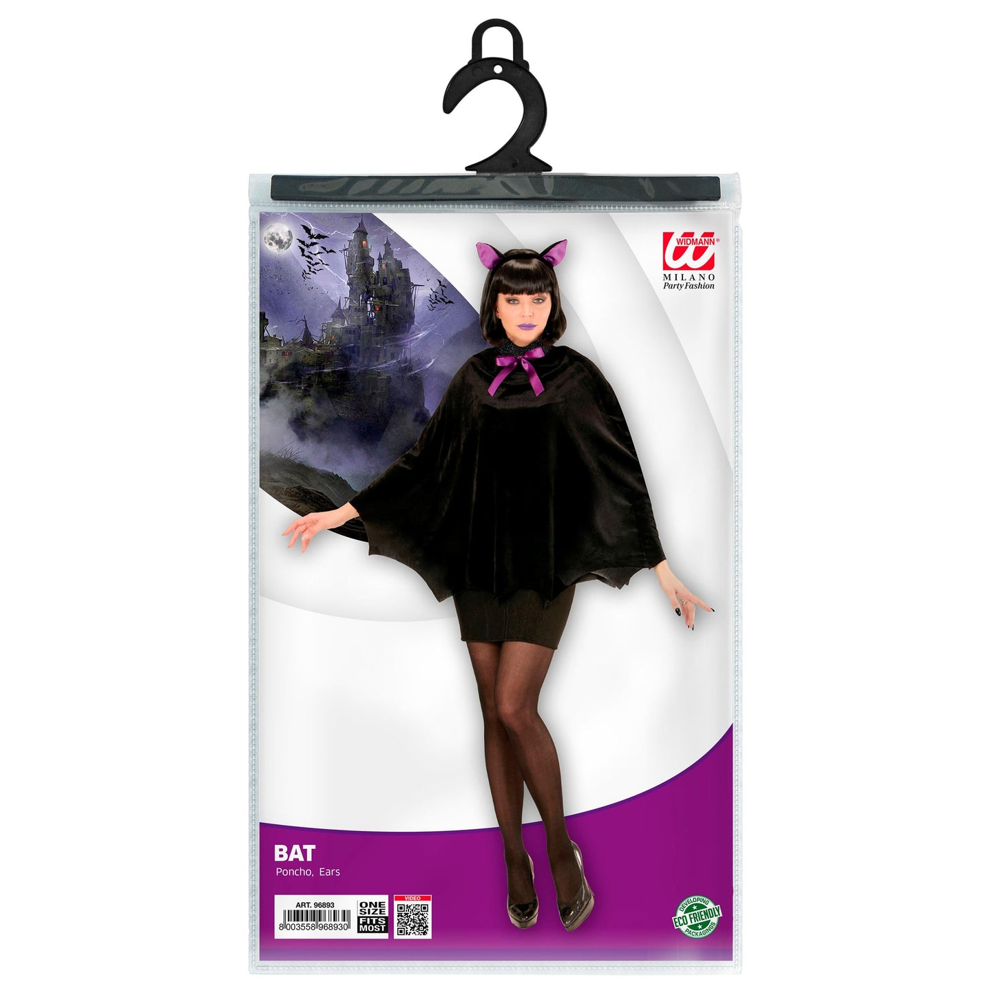 "FLEDERMAUS" (Poncho, Ohren) – Detailansicht
