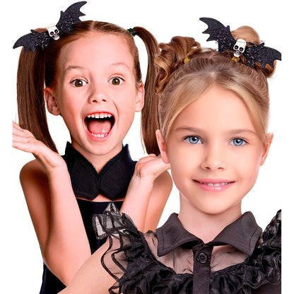 "FLEDERMAUS TOTENKOPF HAARSPANGE" Kindergröße – Ansicht 4