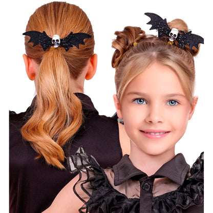 "FLEDERMAUS TOTENKOPF HAARSPANGE" Kindergröße – Ansicht 5