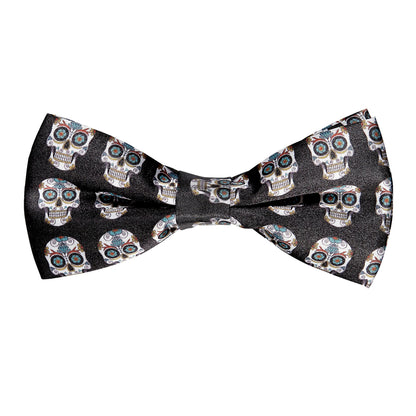 "FLIEGE DIA DE LOS MUERTOS" regulierbar - Satin – Vorderansicht