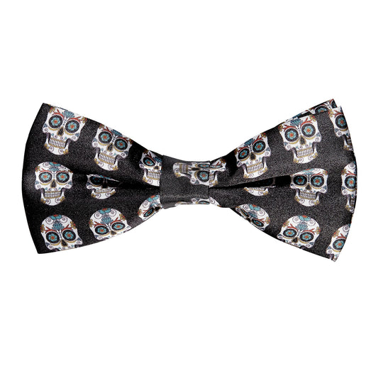 "FLIEGE DIA DE LOS MUERTOS" regulierbar - Satin – Vorderansicht