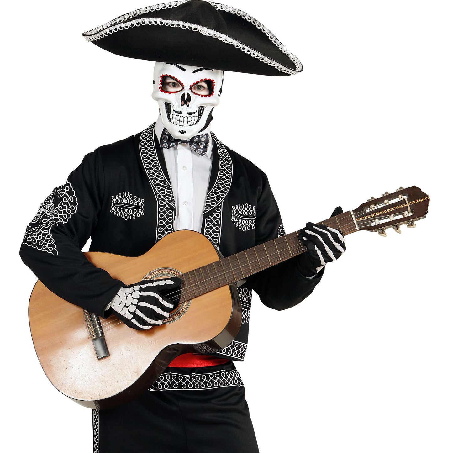 "FLIEGE DIA DE LOS MUERTOS" regulierbar - Satin – Ansicht 5