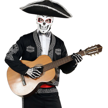 "FLIEGE DIA DE LOS MUERTOS" regulierbar - Satin – Ansicht 5