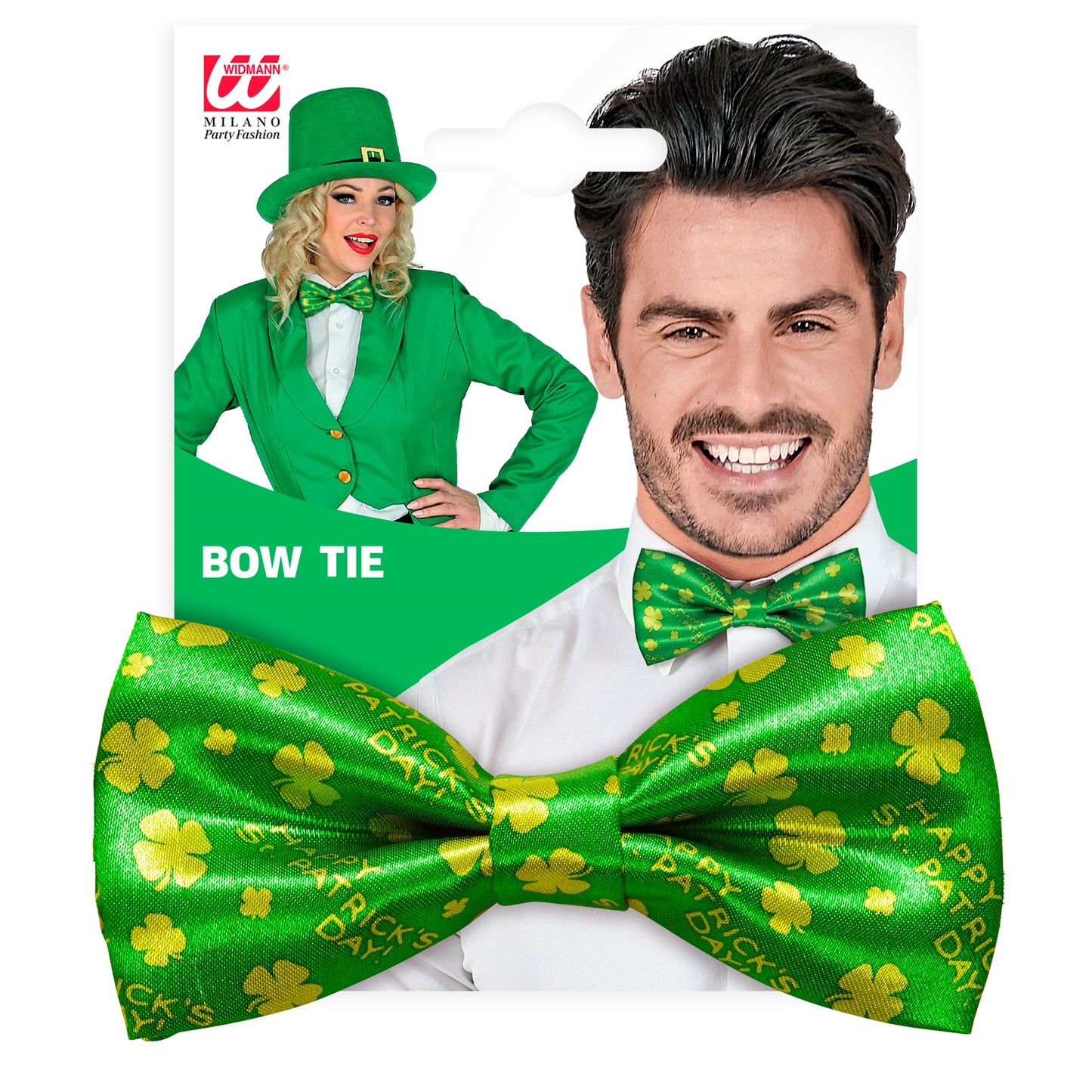 "FLIEGE ST. PATRICK'S DAY" regulierbar - Satin – Detailansicht