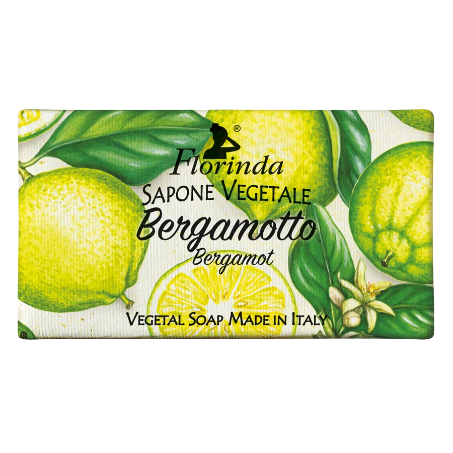 Florinda, Bergamot, Reinigung und Hydratisierung, Duftende Seife, 100 g