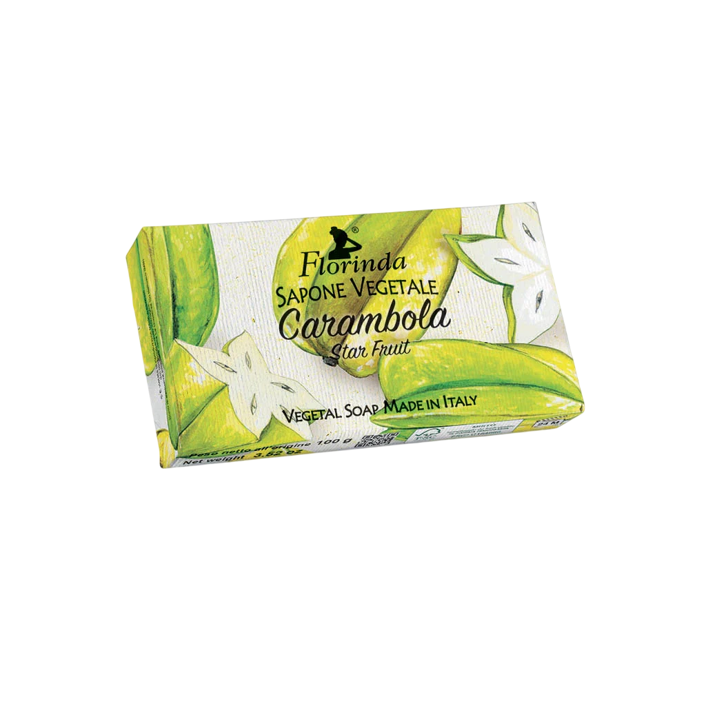 Florinda, Carambola, Vegan, Hydrating & Cleansing, Fruchtig, Duftende Seife, 100 g