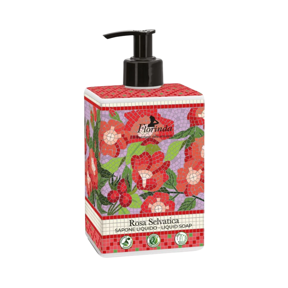 Florinda, Rosa Selvatica, Hydratisierend, Flüssigseife, 500 ml