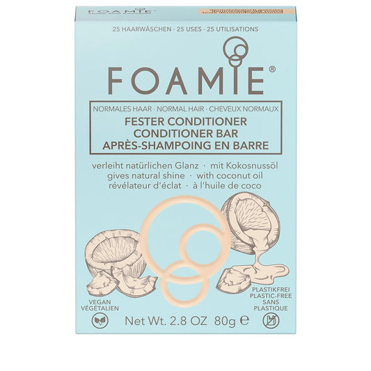 Foamie Foamie, Shake Your Coconuts, Haarspülungsriegel, Für Glanz, 80 g Regular