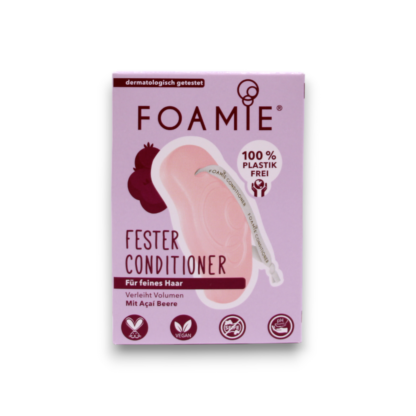 Foamie Foamie, You`re Adorabowl, Haarspülungsriegel, Für Volumen, 80 g Regular