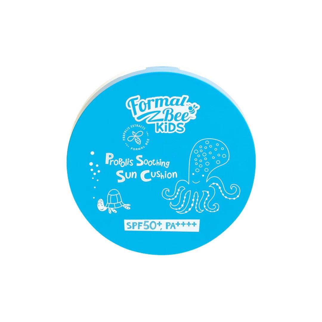 Formal Bee, Propolis Soothing Sun Cushion, Sun Protection, Sunscreen Cushion, For Face & Body, SPF 50, 25 g