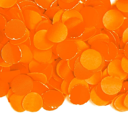 1 KG Beutel mit leuchtend orangefarbenem Konfetti für Partys und Veranstaltungen