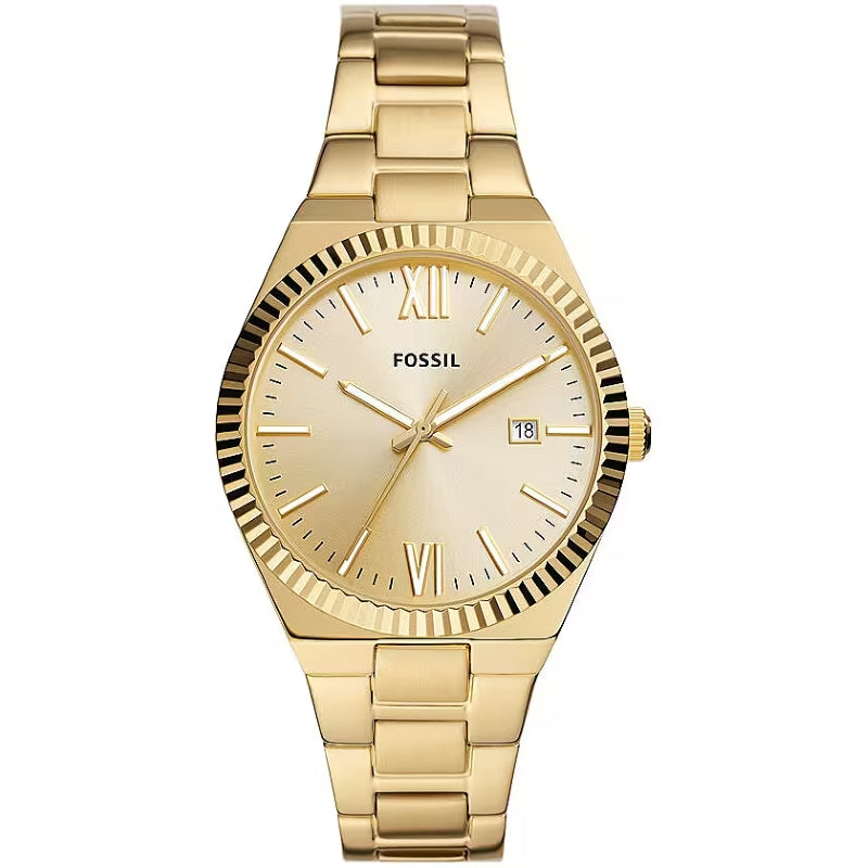 FOSSIL ES5299 Date - Armbanduhr 38 mm Gold