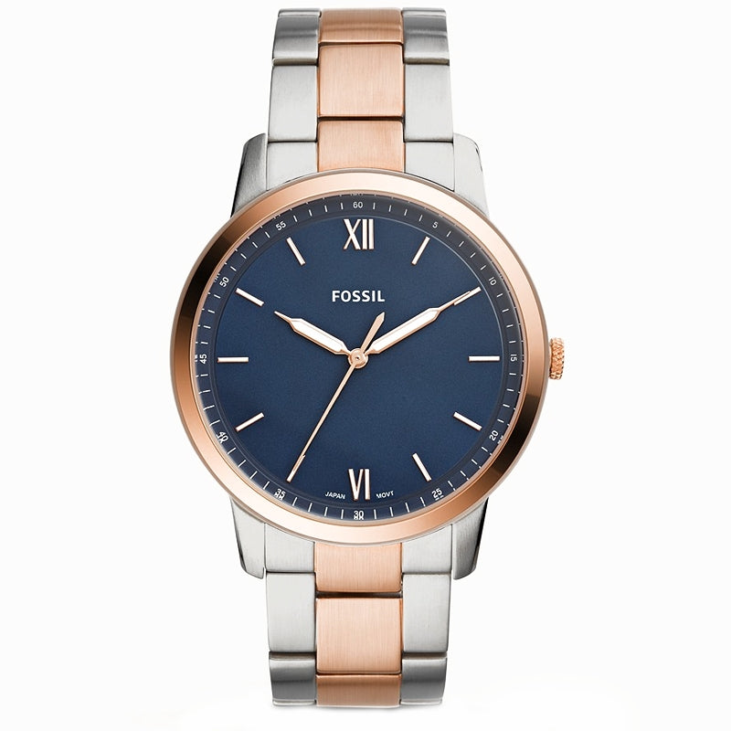 FOSSIL MINIMALIST FS5498 Only Time - Armbanduhr 44 mm Gold