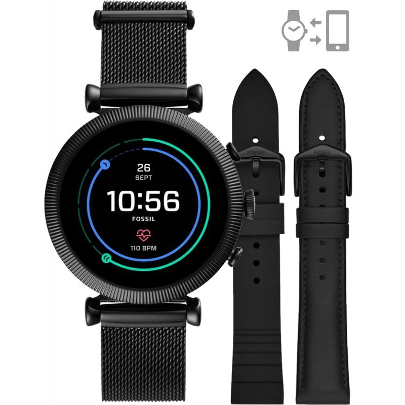 FOSSIL Q SLOAN Gen 4 FTW6055SET Multifunction Armbanduhr 40 mm Schwarz