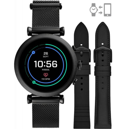 FOSSIL Q SLOAN Gen 4 FTW6055SET Multifunction Armbanduhr 40 mm Schwarz