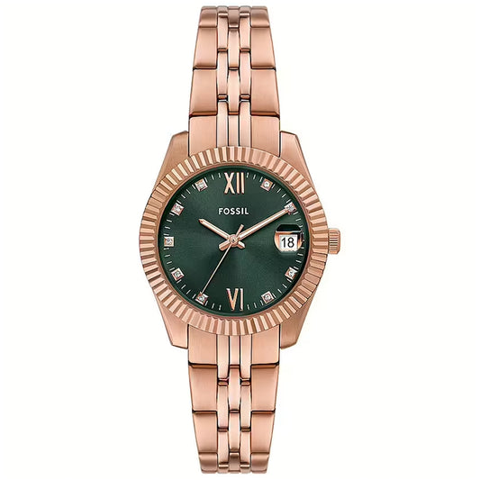 FOSSIL SCARLETTE ES5369 Date - Armbanduhr 33 mm Gold