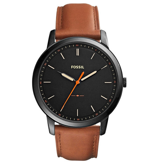 FOSSIL THE MINIMALIST FS5305 Only Time - Armbanduhr 44 mm Schwarz