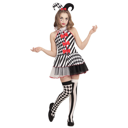 "FRÄULEIN HARLEKIN" (Kleid, Minihut) – Ansicht 3