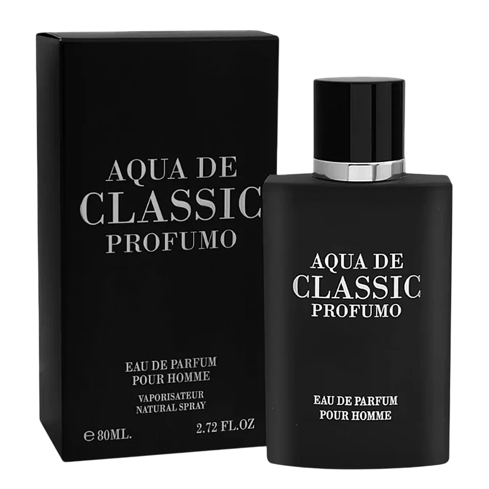 Fragrance World, Aqua de Classic Profumo, Eau de Parfum, Für Männer, 80 ml