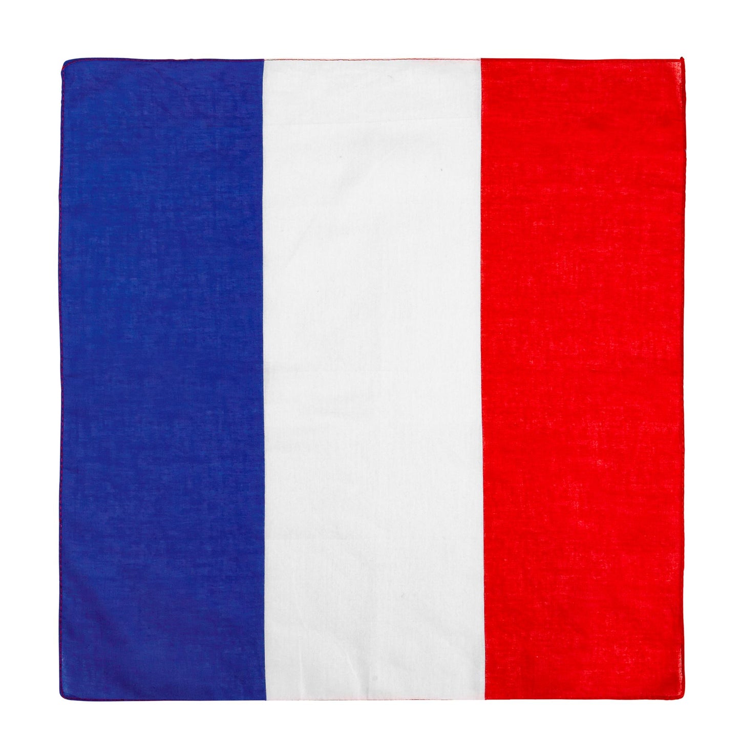 "FRANKREICH BANDANA" 55x55 cm - 100% Baumwolle – Detailansicht