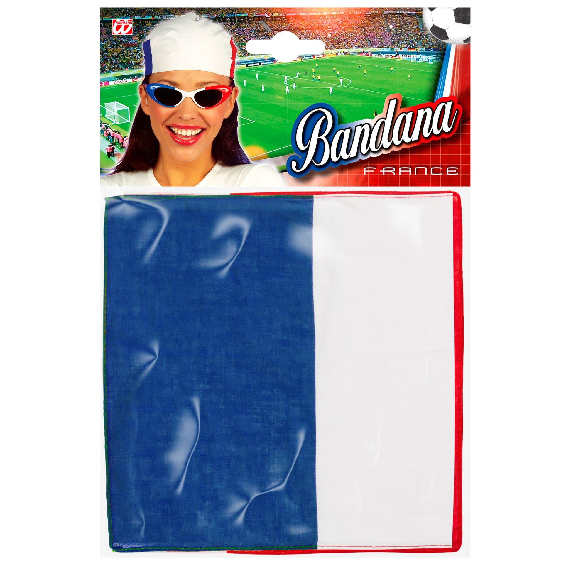 "FRANKREICH BANDANA" 55x55 cm - 100% Baumwolle – Ansicht 3